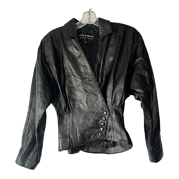 Wilsons Genuine Leather 80s 90s Jacket - Picture 1 of 6